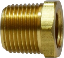 1/4 Male Pipe to 1/8 Female Pipe Bushing Brass