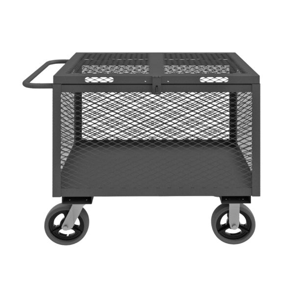 4 Sided Mesh Box Truck, Hinged Cover