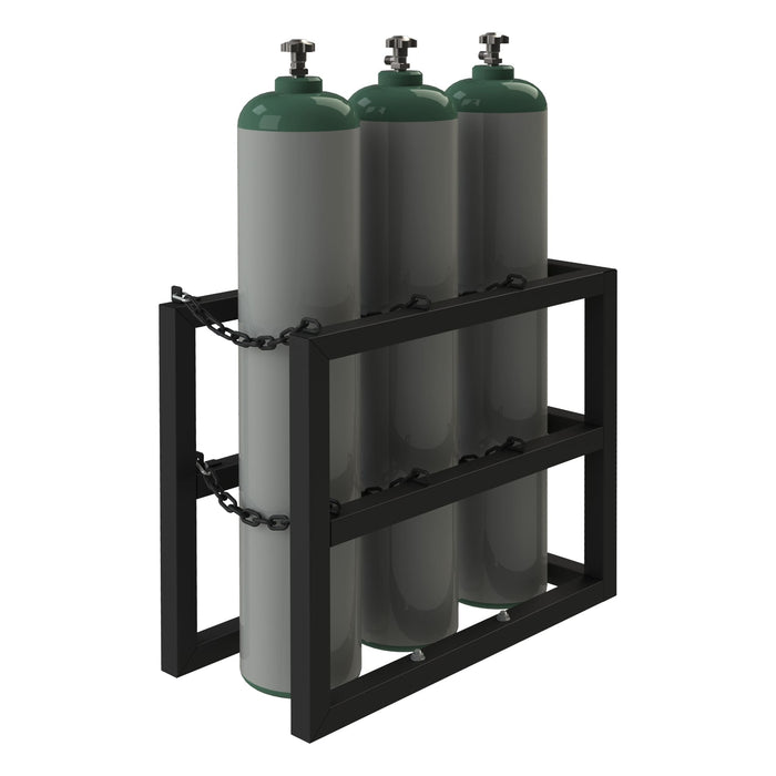 Gas Cylinder Rack For 3 Vert. Cylinders