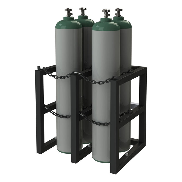 Gas Cylinder Rack For 4 Vert. Cylinders