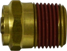 3/16 Tube To 1/8 Male Pipe Push Connector Brass D.O.T Rated