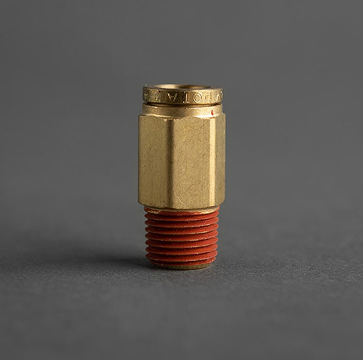 1/4 Tube to 1/8 Male Pipe Push Connect Brass