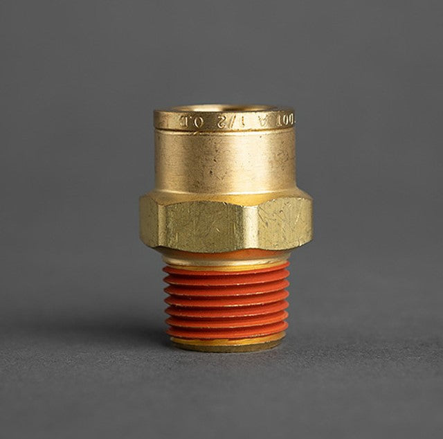 1/2 Tube to 3/8 Male Pipe Push Connect Brass