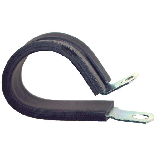7/8 Rubber Tubing Clamp with 1/4" Hole