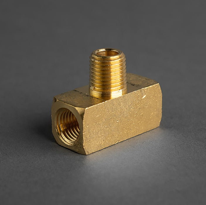 1/4 Extruded Male Branch Tee Brass