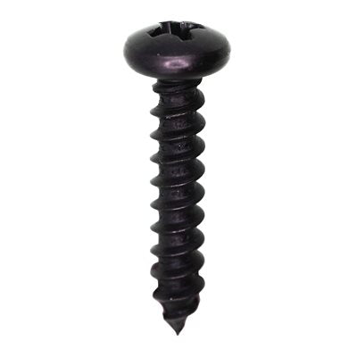 #10 x  1 Phillip Pan Tapping Screw Black Oxide