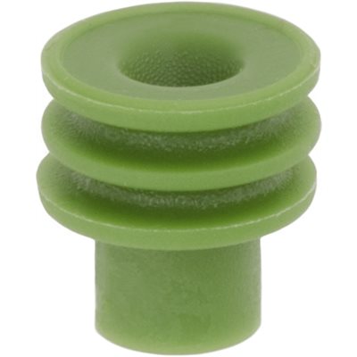 Weather Pack Terminal Seal  Green Silicone Used with 14150, 14151, 15937 or 15948