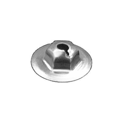 12-24 Hex Washer Lock Nut Across Flats : 3/8" Washer Diameter : 3/4" Zinc