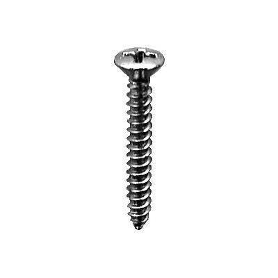 #8 x 7/8 Phillips Oval Tapping Screw Zinc