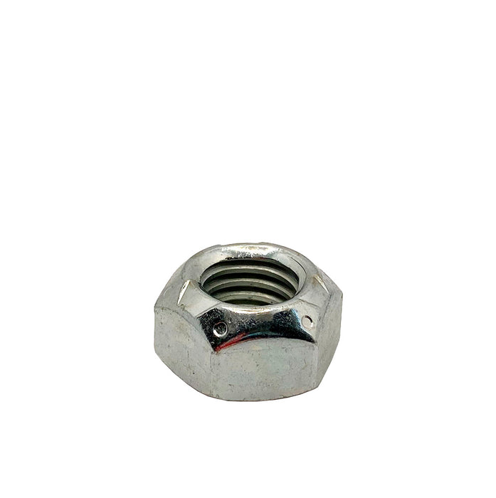 9/16-12 All Steel Lock Nut / Prevailing Torque / Grade C / Coarse (UNC) / Zinc Plated