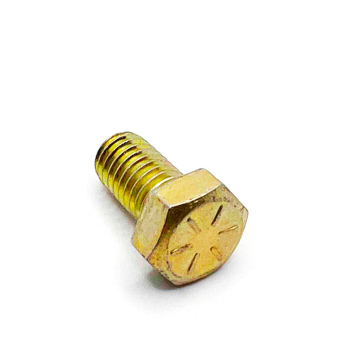 3/8-16 X 3/4 Hex Cap Screw / Grade 8 / Coarse (UNC) / Yellow Zinc Plated