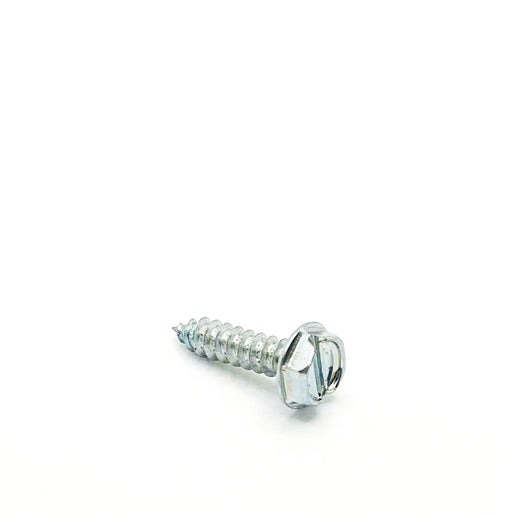 #10-12 X 3/4 Slotted Hex Washer Tapping Screw / Type A / Zinc Plated