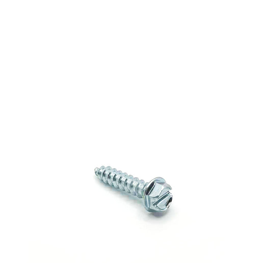 #12 X 1 Slotted Hex Washer Tapping Screw / Zinc Plated