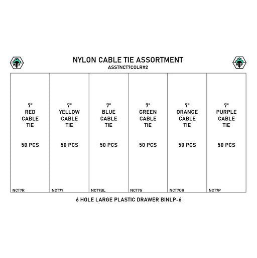 Nylon Cable Tie Assortment