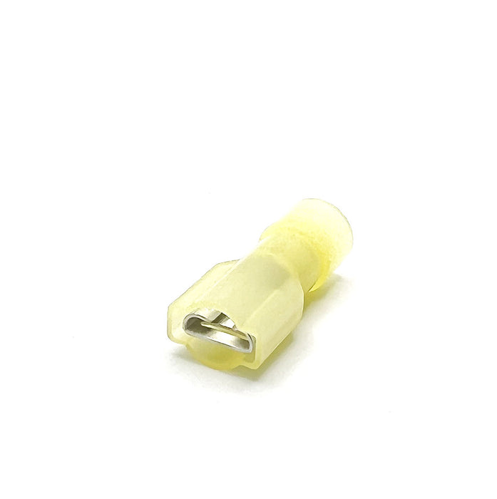 12-10 Yellow Female.250 Disconnect Nylon Insulated