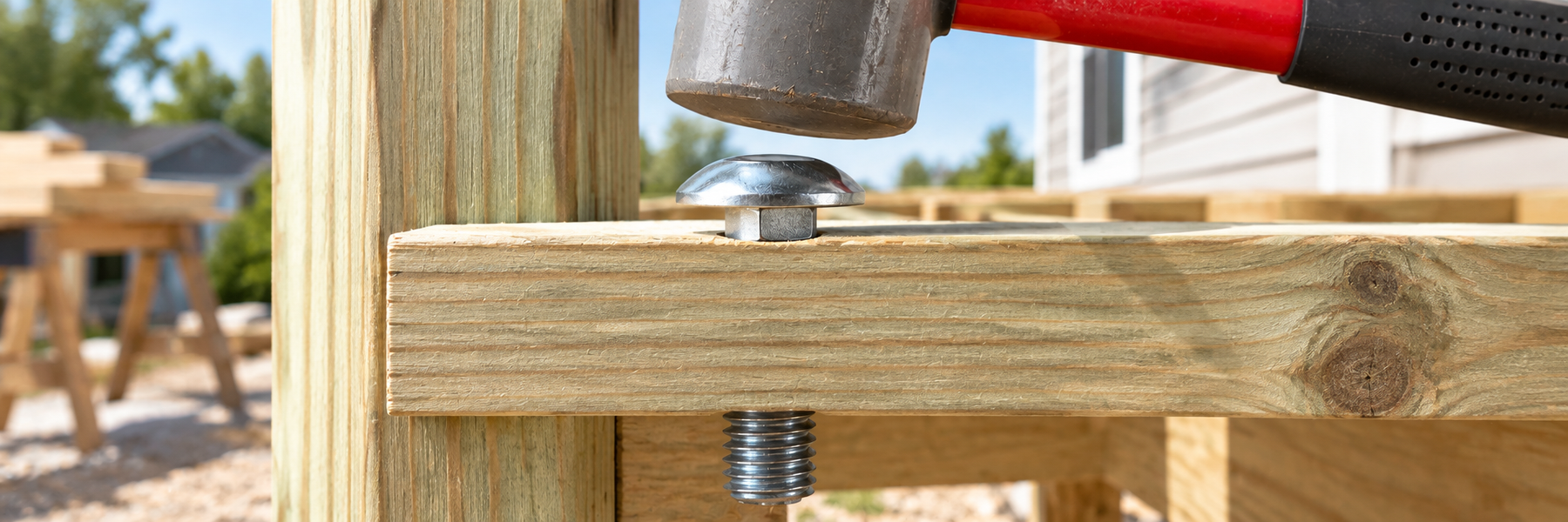 The Carriage Bolt That Spun in the Post: When the Smooth Head Is the Point