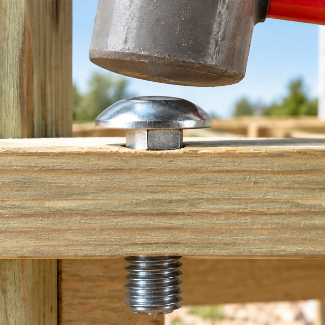 The Carriage Bolt That Spun in the Post: When the Smooth Head Is the Point