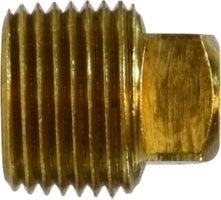 1/4 Square Head Plug Brass
