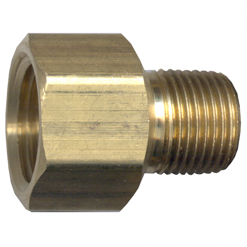 1/2 Female Pipe to 1/2 Male Pipe Adapter Brass
