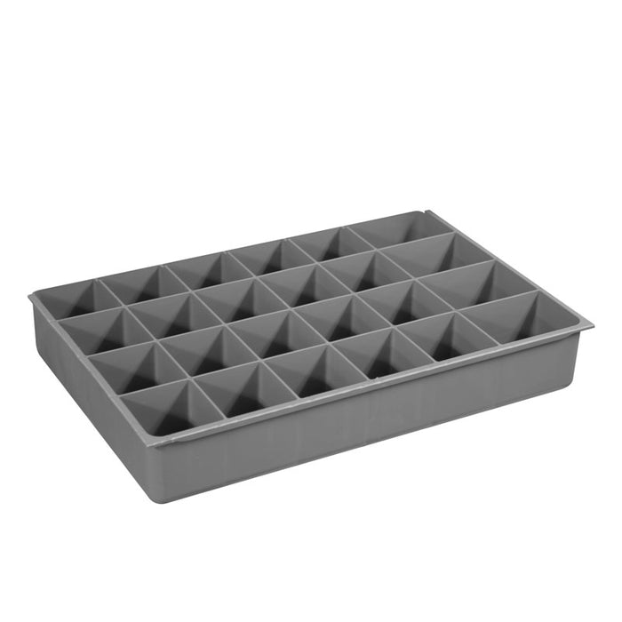 Large, 24 Compartment Insert, Gray