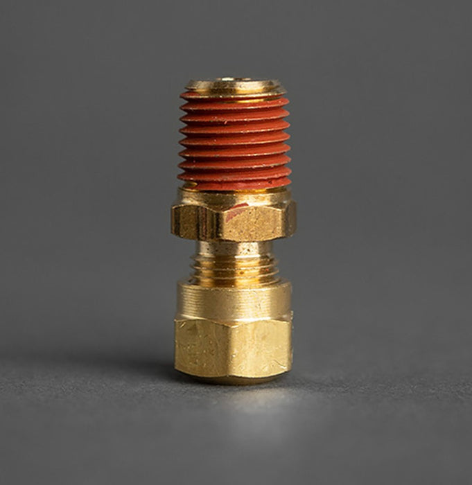 1/4in Tube to 1/8in Male Pipe Brass DOT Connector