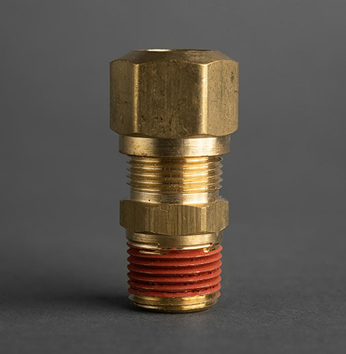 1/2 Tube to 1/2 Male Pipe DOT Connector