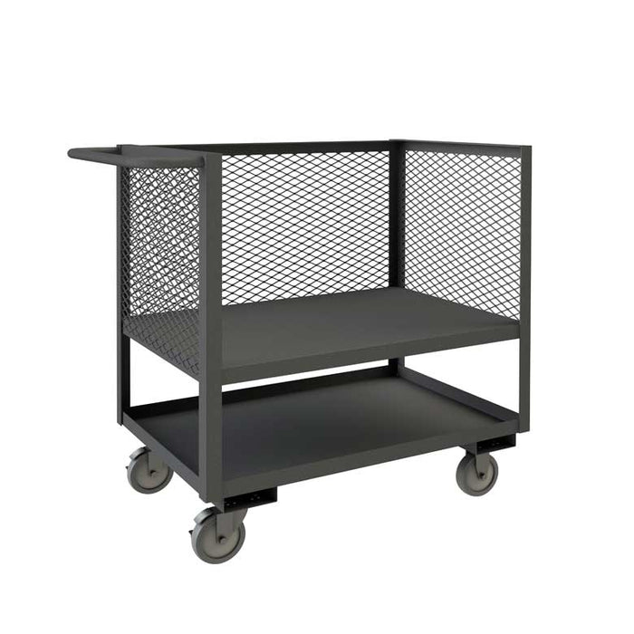 3-Sided Mesh Truck with 2 Shelves