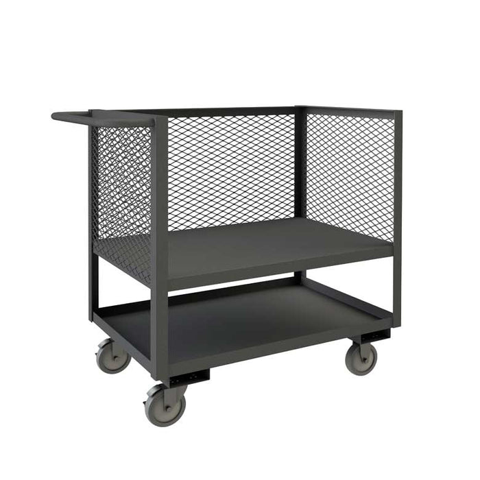 3 Sided Mesh Truck, 2 Shelves