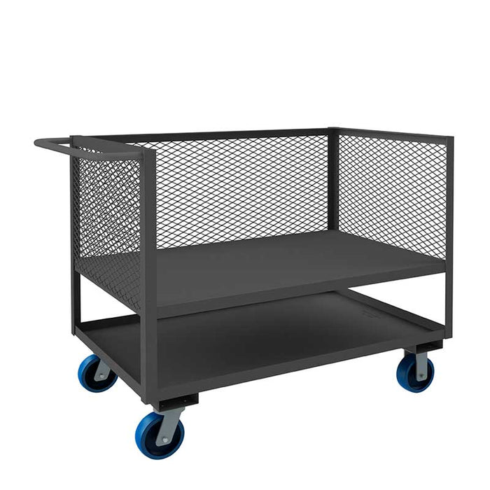 3-Sided Mesh Truck with 2 Shelves