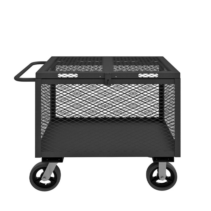 4-Sided Mesh Box Truck with Hinged Cover
