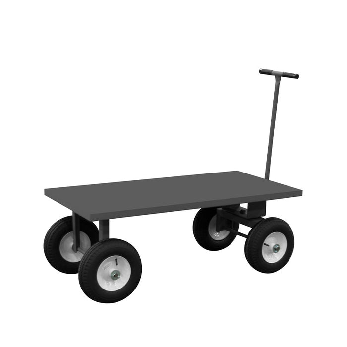12in Pneumatic Platform Truck with Handle