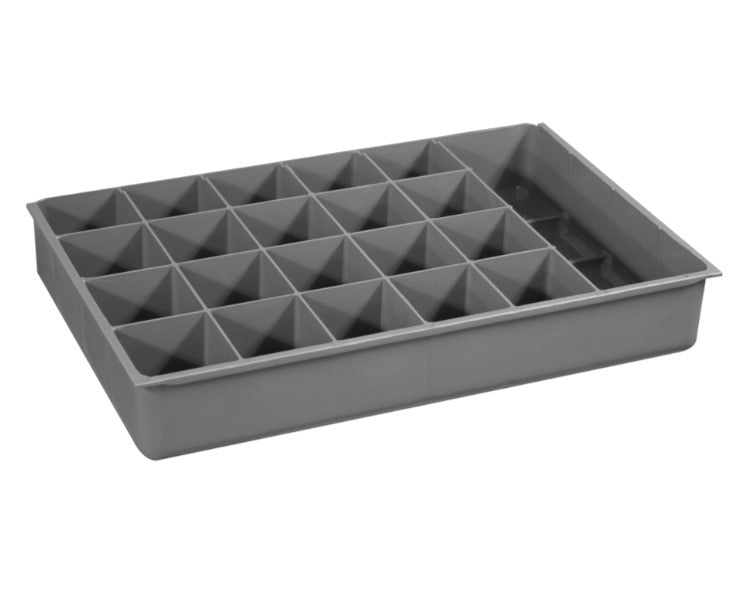 Large, 21 Compartment Insert, Gray
