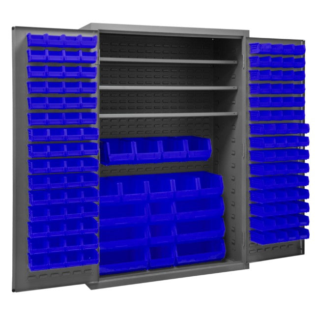 Cabinet with 138 Bins and 3 Shelves