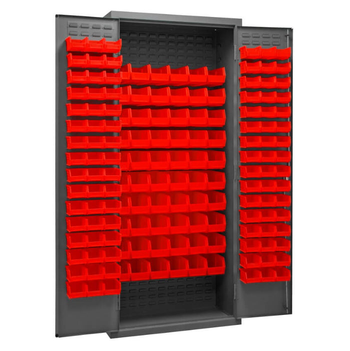 Cabinet with 156 Bins