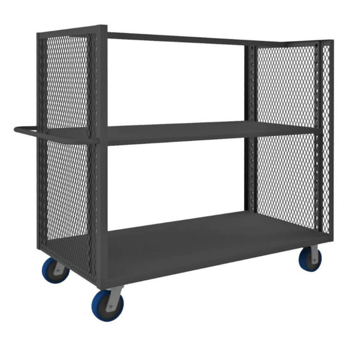 2 Sided Mesh Truck, 2 Shelves And Top