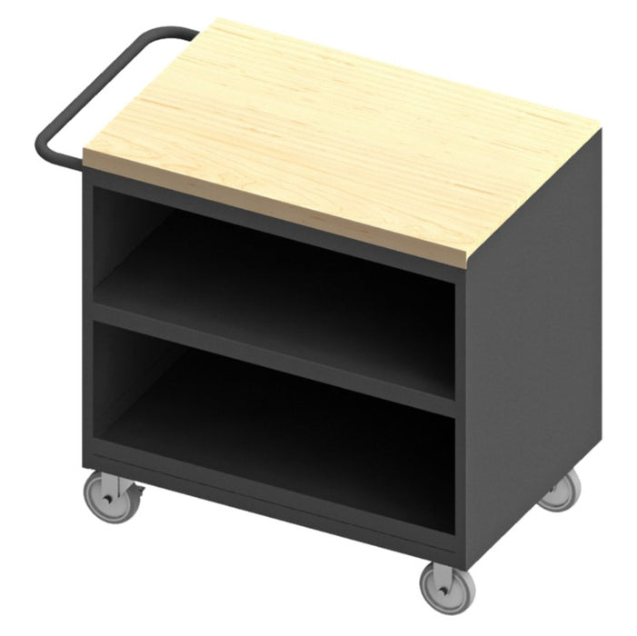 Maple Top Mobile Bench Cabinet