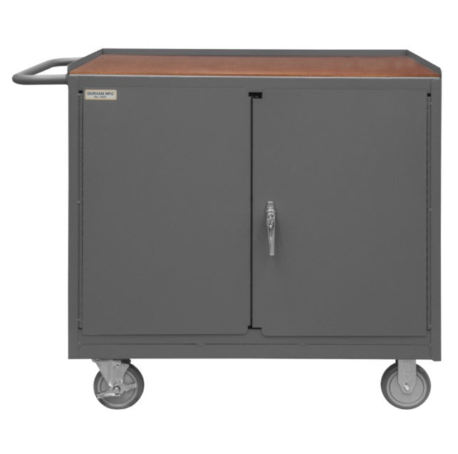 Mobile Bench Cabinet, Hard Board, 2 Door