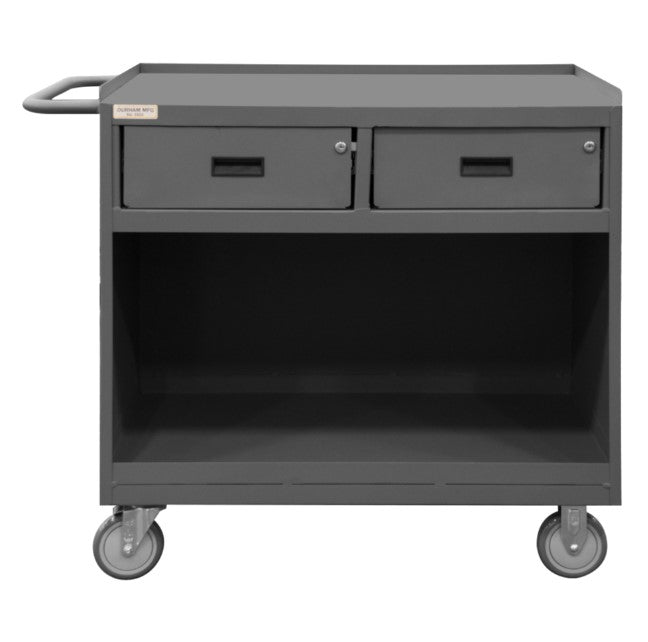 Lip Down Steel Top Mobile Bench Cabinet