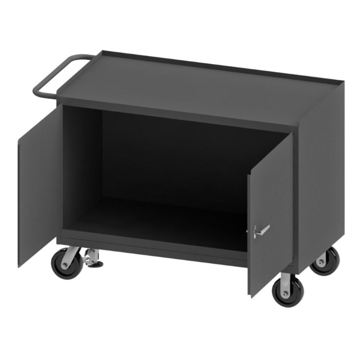 Mobile Bench Cabinet, 2 Door, Fl