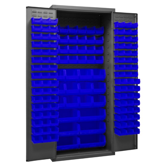 Cabinet, 138 Blue Bins