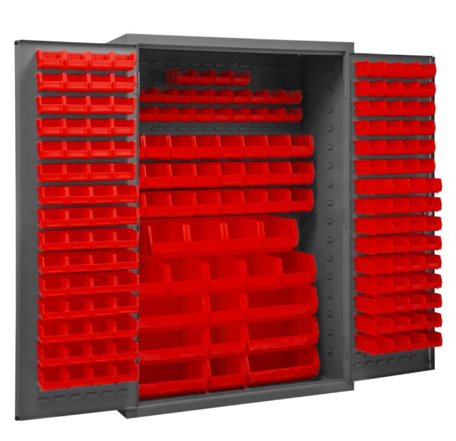 Cabinet, 186 Red Bins