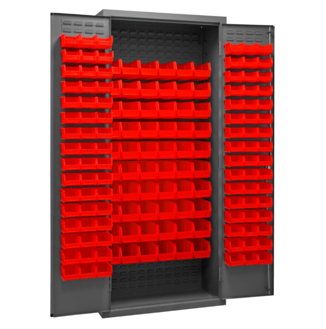 Cabinet with 156 Bins