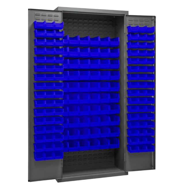 Cabinet, 156 Blue Bins