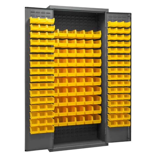 Cabinet, 156 Yellow Bins