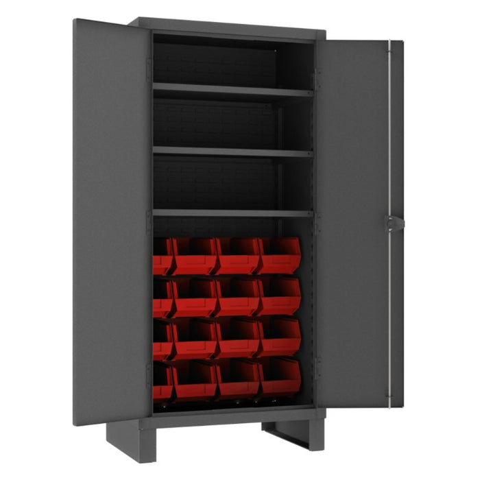 Cabinet with 16 Bins and 3 Shelves