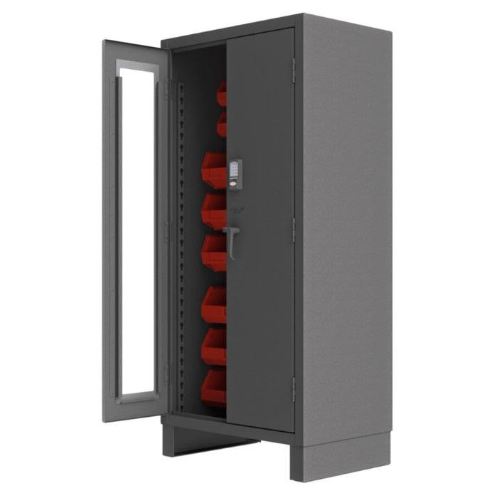Access Control Cabinet, 30 Red Bins