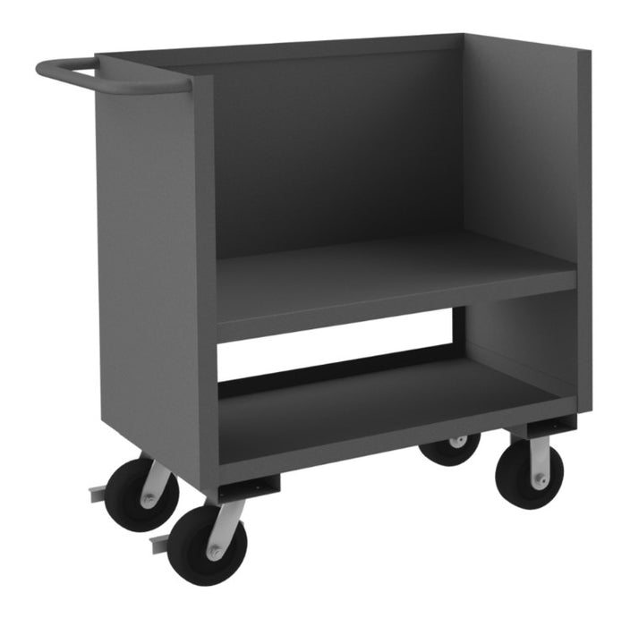3 Sided Solid Truck, 2 Shelves