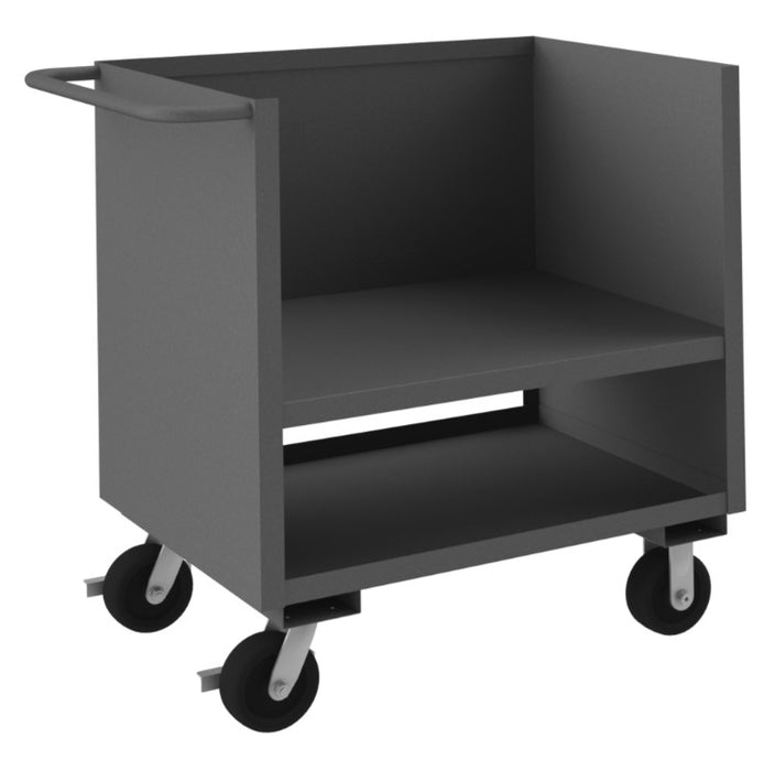 3 Sided Solid Truck, 2 Shelves
