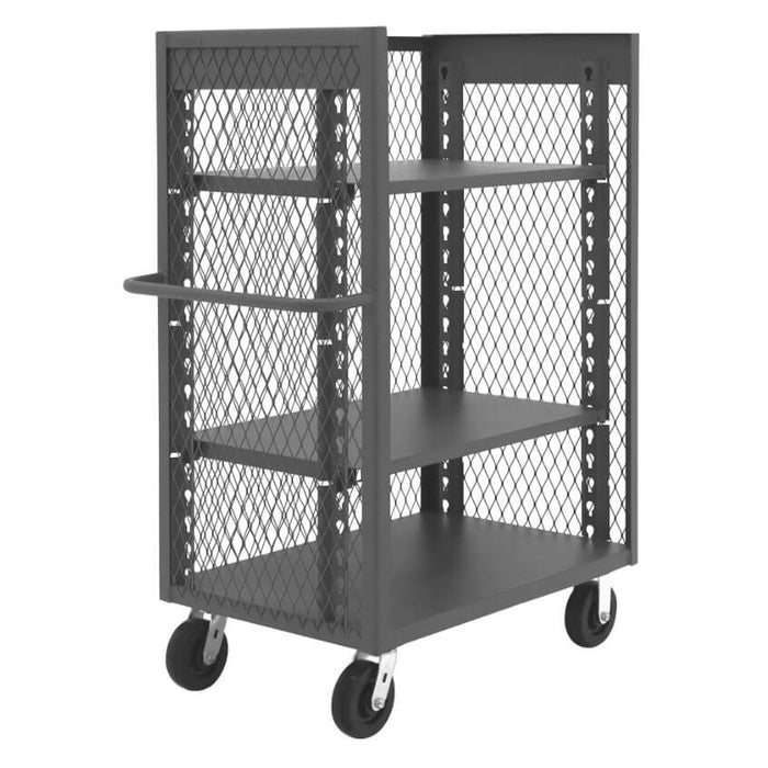 3-Sided Truck with 2 Adjustable Shelves