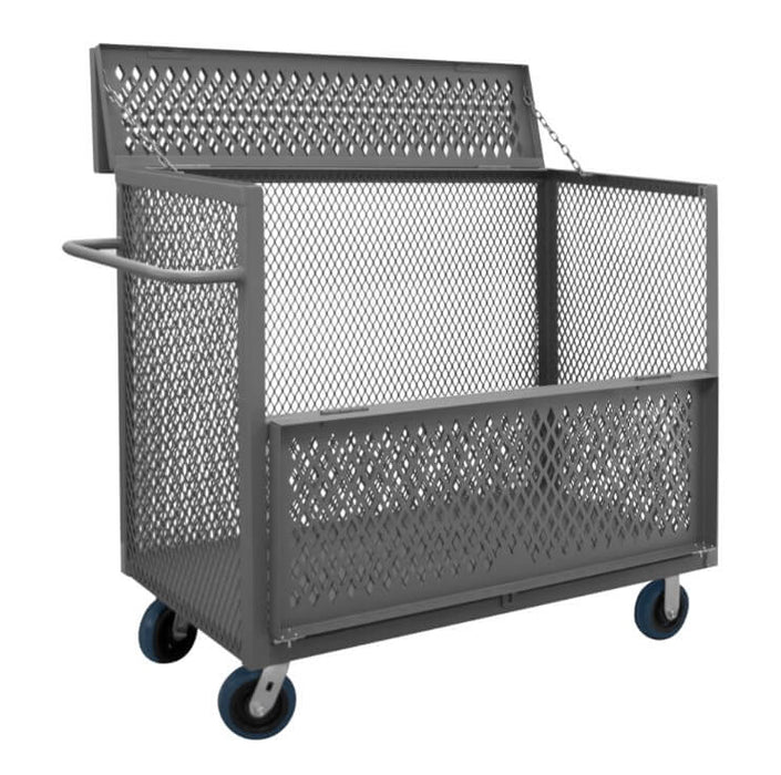 3-Sided Mesh Truck with Drop Gate and Top